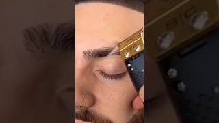 Eyebrow Cut For Trimmer  eyebrow cut slits mens eyebrow skincare adi [upl. by Eycal]