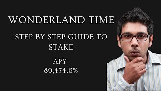 Live Wonderland TIME Staking  Attach Metamask To Wonderland On AVAX Network And Stake Time [upl. by Digirb]