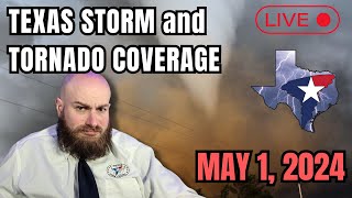 May 1 2024 LIVE Coverage Texas Panhandle Tornadoes [upl. by Norri]