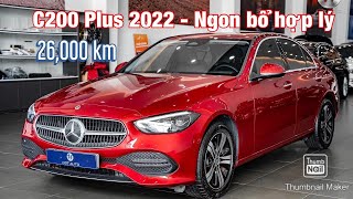 Mercedes C200 Plus 2022 màu đỏ lăn bánh 26000 km tại H3T Auto [upl. by France]