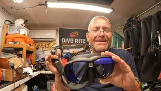 How to Burn your Scuba Diving Mask to Remove the Manufacturing Silicone Film [upl. by Adalheid]