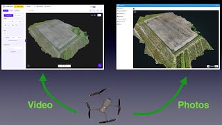 DJI Photogrammetry Comparing SkybrowseVideo with WebODMPhotos [upl. by Asil269]