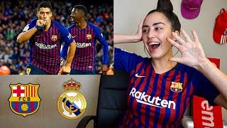 BARCELONA DESTROYING REAL MADRID IN EL CLASICO 51  SUAREZ SCORES A HATTRICK  REACTION [upl. by Zweig]