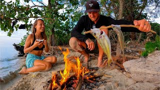 RETO DE SUPERVIVENCIA  SIN COMIDA NI AGUA EN UNA ISLA ABANDONADA [upl. by Sgninnej719]