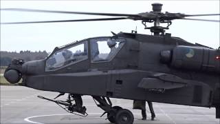 Extremely Close Apache RNLAF AH64 StartUp And TakeOff [upl. by Cline]