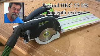 Festool HKC circular saw  review  dave stanton  wood working [upl. by Eniamirt]