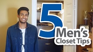 5 Tips for Organizing Mens Closets w Chevrons amp Éclairs [upl. by Jordison855]