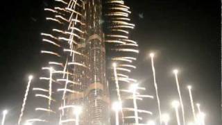 HD New Year Celebrations Spectacular fireworks at Burj Khalifa 2012  United Arab Emirates [upl. by Omer]