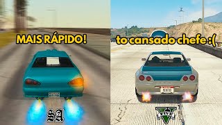 20 Coisas que o GTA San Andreas faz MELHOR que o GTA 5 [upl. by Ahsrat]