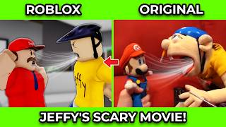 SML Movie vs SML ROBLOX Jeffy Scary Movie  Jeffy Office  Side by Side [upl. by Nodnahs580]