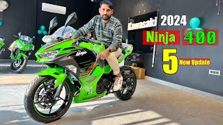 New Kawasaki Ninja 400 Bs7 2024 Model Launch Price Mileage Features Full Review [upl. by Nysila34]