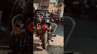 New Bullet 350 Standard Military Black Dug Dug Sound  Modification After Market Exhaust Change 2024 [upl. by Kcirddahc]