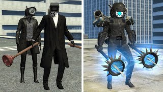 ALL SIZE OF ENERGIZED CAMERAMAN TITAN VS SKIBIDI TOILET BOSSES in Garrys Mod [upl. by Norac72]