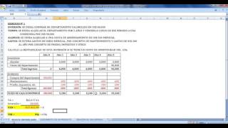 Solucion ejercicios de evaluación de proyectos [upl. by Southard]