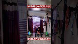 FAT GRIP Barbell wrist curls is the best exercise for make your wrist and fingers strong [upl. by Onitnatsnoc351]