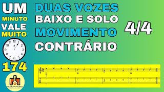 DUAS VOZES na MÃO DIREITA MOVIMENTO CONTRÁRIO em 4 Violão Para Todos [upl. by Burroughs]