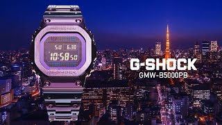 New GShock GMWB5000PB6  Midnight Tokio  Official Video [upl. by Rbma]