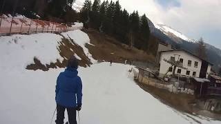 Bad Hofgastein  Schlossalm Piste H4 Sendleiten rechts [upl. by Eniamrahs]