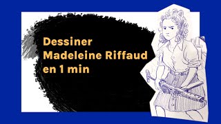 Comment dessiner Madeleine Riffaud résistante sur les toits de Paris [upl. by Attemaj]