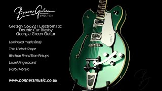 Gretsch G5622T Electromatic Double Cut Bigsby Georgia Green Guitar [upl. by Seth]