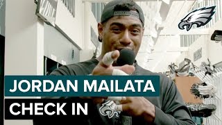 Australias Jordan Mailata Thanks Fans Back Home For Their Support  Philadelphia Eagles [upl. by Htebsle607]