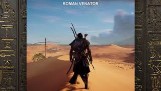 Assassins Creed Origins Outfits  ROMAN VENATOR [upl. by Azenav780]