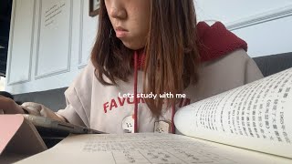 Study with me for midterm exam  productive day in my life [upl. by Michon]