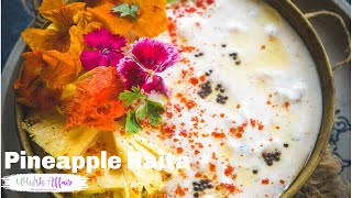 Pineapple Raita Recipe Refreshing Raita Indian Side Dish [upl. by Barri748]