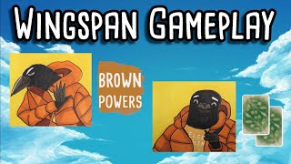 Wingspan Gameplay  Going for bonus cards [upl. by Yllah291]