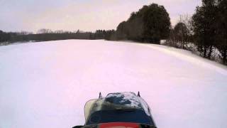 82 Yamaha Enticer 300 VS 84 Skidoo 377 [upl. by Manheim]