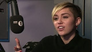 MILEY CYRUS I FEEL LIKE IM ONE OF THE BIGGEST FEMINISTS  BBC NEWS [upl. by Elsey]