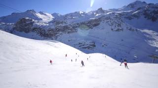 Tignes Snow Report 3rd January 2017 [upl. by Zetnahs]