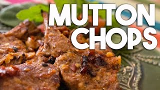 How to prepare Succulent and Simple MUTTON CHOPS [upl. by Leaw]