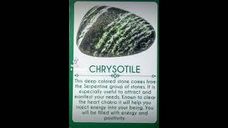 ✨CHRYSOTILE✨ [upl. by Rehpotsirhc]