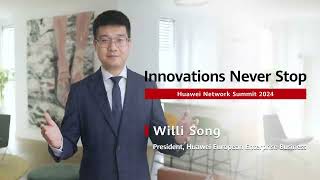 Willi Song President of Huawei European Enterprise Business invites you to HNS 2024 [upl. by Eiroc86]