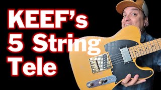 5 String Telecaster Build  Keith Richards Micawber [upl. by Bywoods636]