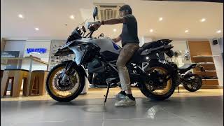 How To Adjust Suspension on BMW R 1250 GS Big Adventure Motorcycle  Shahnawaz Karim WheelsguruVlog [upl. by Dacey]