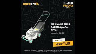 Masina de tuns gazon AgroPro AP 16H motor Loncin 35 CP blackfriday [upl. by Aronoh682]