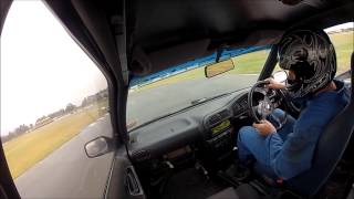 FWD Oversteer  SR20VE Pulsar in the Wet [upl. by Orson342]