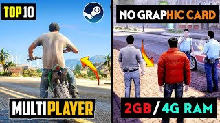 Top10 Split Screen COOP Multiplayer Games FOR LOW END PC 2023  2GB4GB RAM  No Graphics Card [upl. by Beverle420]