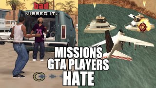 Most Frustrating Missions Players Hate in GTA San Andreas [upl. by Kissiah]