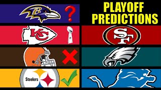 NFL Playoff Predictions 20232024 [upl. by Becker]