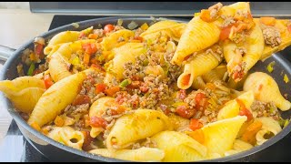 ТАКИЕ ВКУСНЫЕ МАКАРОНЫ С МЯСОМ ВЫ ЕЩЕ НЕ ЕЛИ ТОП  ГОТОВЛЮ ИХ ВСЕГДА [upl. by Cochran927]