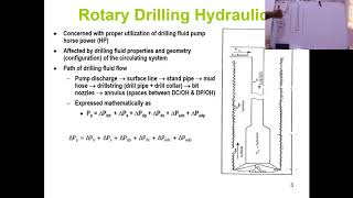 04  Rotary Drilling Hydraulics part1 [upl. by Reppep]