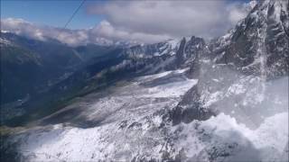 Chamonix to Aiguille du Midi cable car ride [upl. by Ace808]