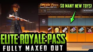 ELITE ROYALE PASS Unlocked amp Fully MAXED PUBG Mobile [upl. by Nihcas679]