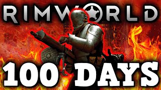 Can I Survive 100 Days Medieval Rimworld With A Minigun [upl. by Beniamino824]