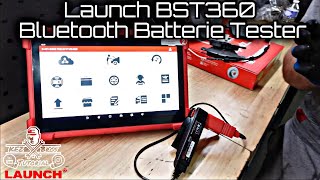 Launch X431 Euro TAB III  Batterie Prüfung mit Launch BST360 Bluetooth Batterie Tester 🔋 [upl. by Johnsten]