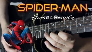 SpiderMan Homecoming Theme Guitar Cover  DSC [upl. by Elyak]