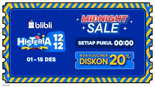 Promo Histeria 1212 Tengah Malem Belanja Histerissssss [upl. by Stephie]